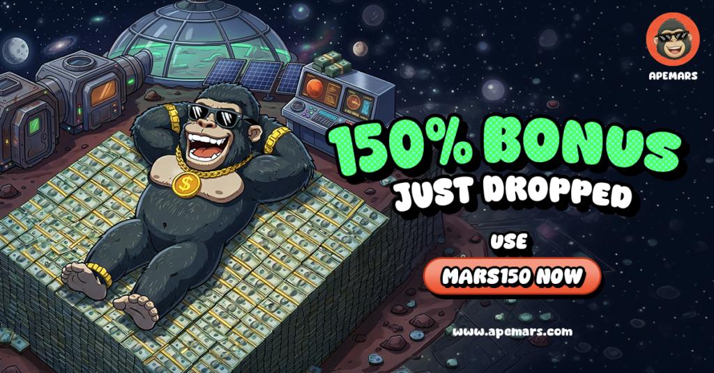  Racing Toward the Best Crypto Presale Breakout? APEMARS Surges Along With SOL and BTC Prices Setting the Pace 