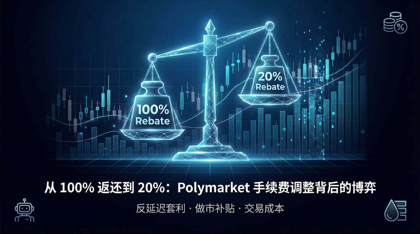 从100%返还到20%：Polymarket手续费调整背后的博弈 image 0