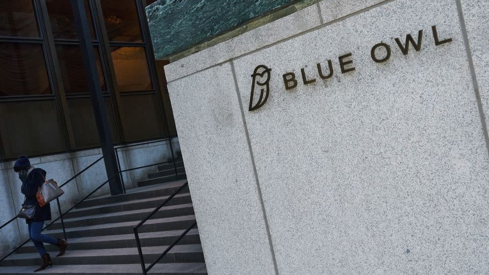 What exactly is Blue Owl, and what has caused the recent concerns regarding private credit? image