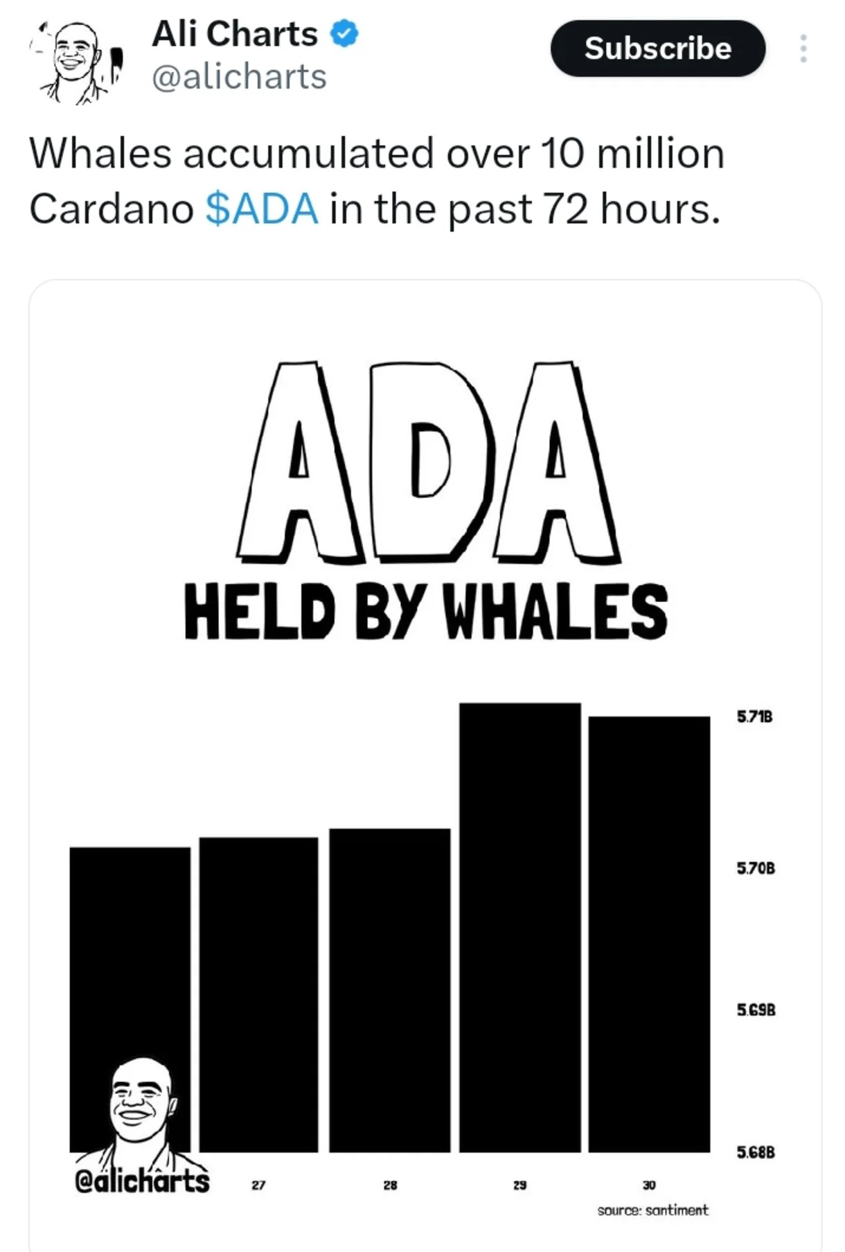 Whales Bought 10 Million Cardano (ADA) in 3 Days — Smart Money Positioning Early? image 1