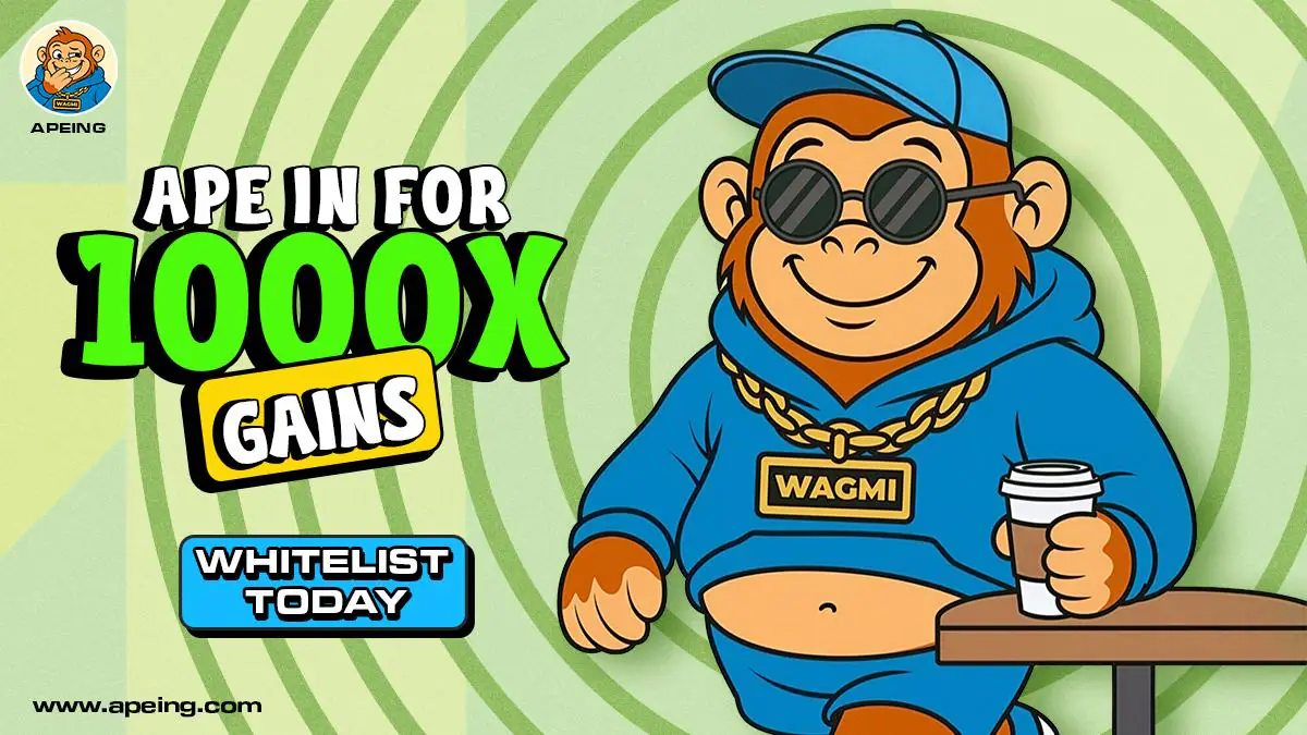 加密货币脉动更新:9 种最佳加密货币引发热议,Apeing 即将推出的 Meme Coin 预售备受关注 image 2