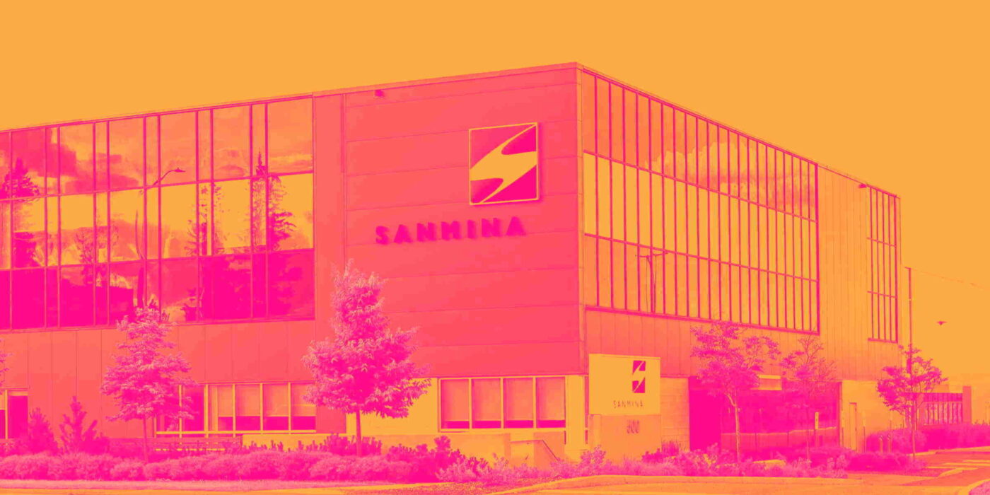 Why Sanmina (SANM) Shares Are Falling Today