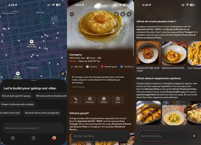 DoorDash rolls out Zesty, an AI social app for discovering new restaurants