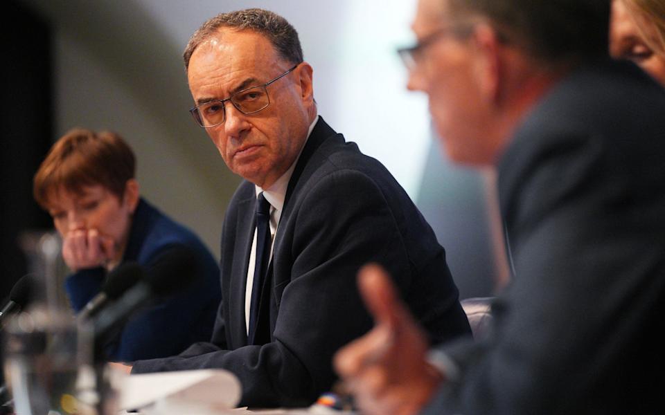 Beware of an AI bubble if the anticipated surge in productivity does not materialize, Bailey cautions