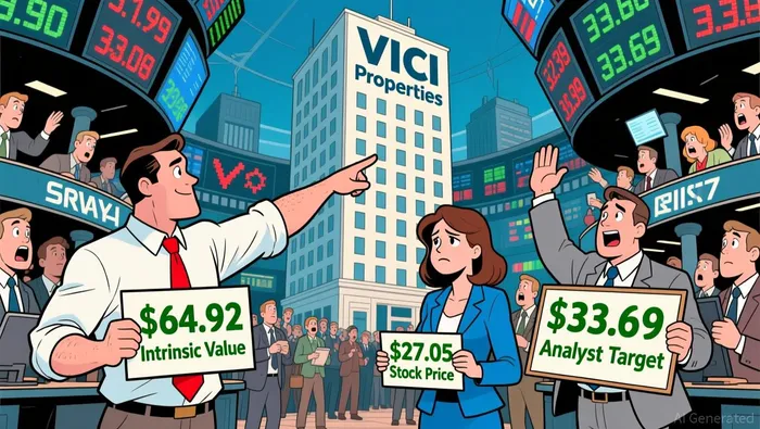 VICI Properties: Negative Market Sentiment Leads to Significant Disparity Between Share Price and Estimated Intrinsic Value image
