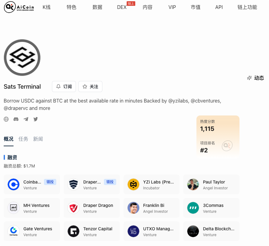 空投雷达：Sats Terminal 早期 Waitlist 防身教程 image 1