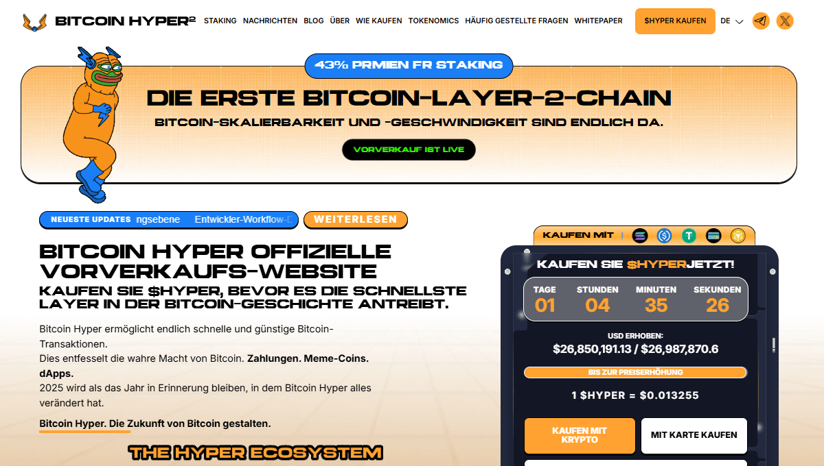 Bitcoin Hyper Hype 2025: Warum Trader wieder reden