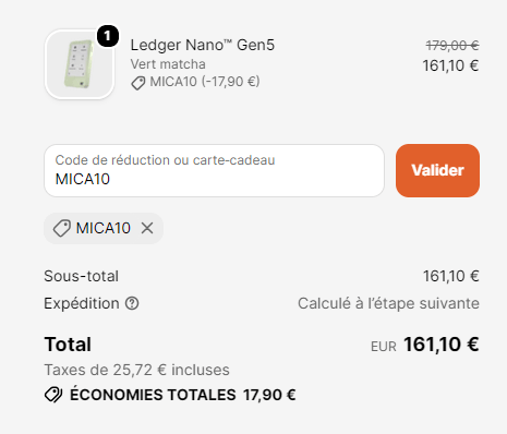 Promo flash de Ledger : jusqu’à 40 $ en BTC offerts + 10% sur les modèles tactiles image 3