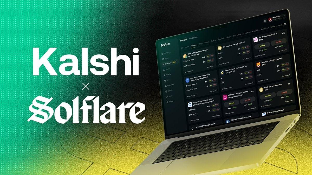 Solflare Wallet Unlocks Regulated Prediction Markets Powered by Kalshi image 1