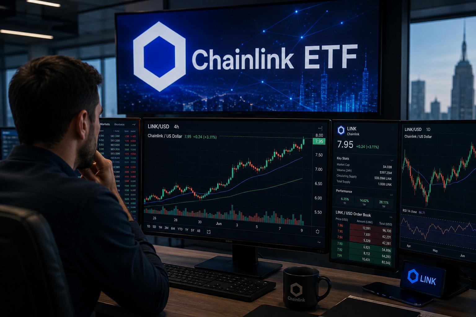 Chainlink price tests $8 as ETF inflows spark a new LINK rally image 1