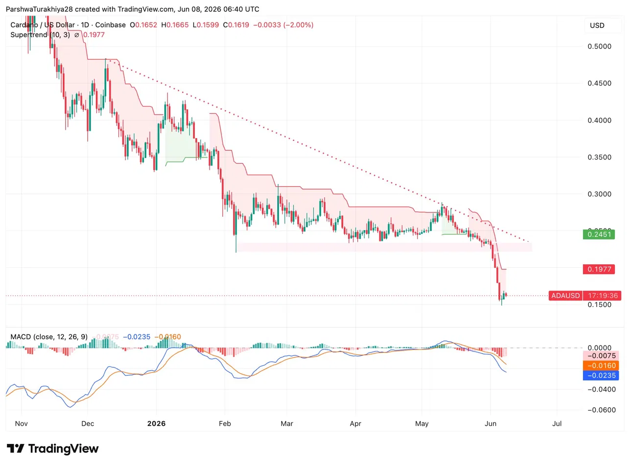 Cardano Price Prediction: Secret Bottom Signal That Called 2019 and 2022 Just Fired as ADA Hits Historic Lows
