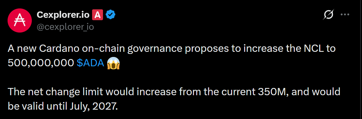 Will Cardano’s 500M ADA treasury plan unlock the next phase of growth? image 0