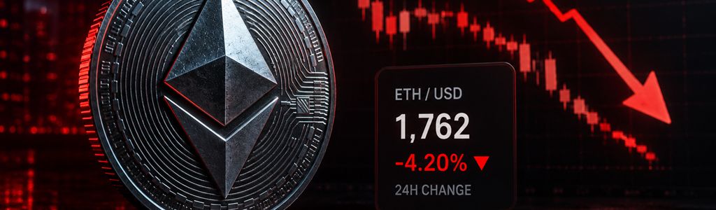 Ethereum Faces Heavy Liquidation Risk as $1,500 Emerges as Key Downside Target