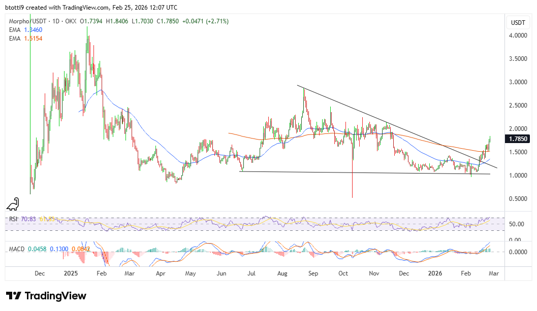 Morpho price soars 15% but can bulls cement gains above key level? image 1