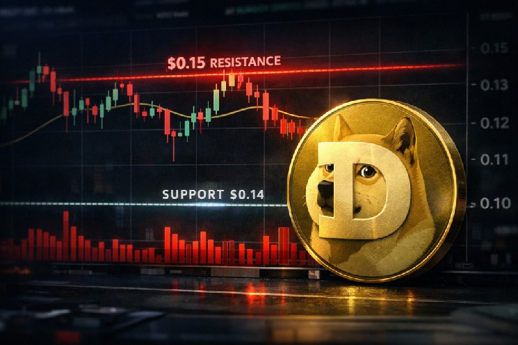 Dogecoin faces key test as traders sell into strength near $0.15 image 1