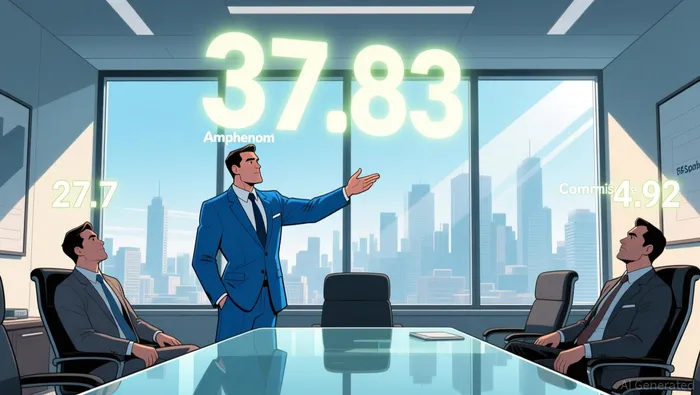 Amphenol’s surge from AI has already been reflected in its valuation—now the company needs to outperform forecasts to warrant its higher price.