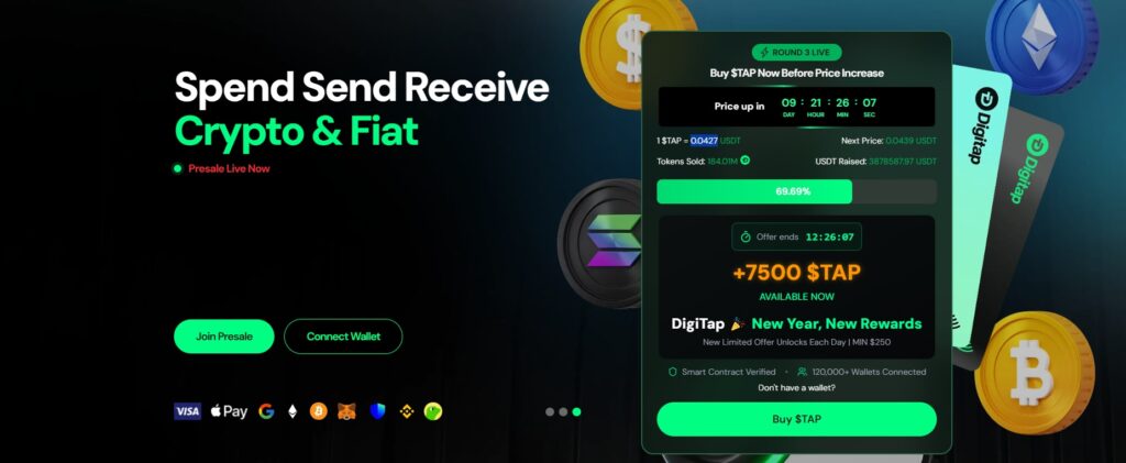 XRP erreicht $2,17, aber Digitap ($TAP) ist technisch gesehen die beste Kryptowährung zum Kaufen im Jahr 2026 image 4