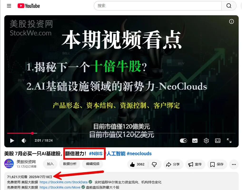 沒有人比我更懂 NBIS ！美股10x Stock image 0