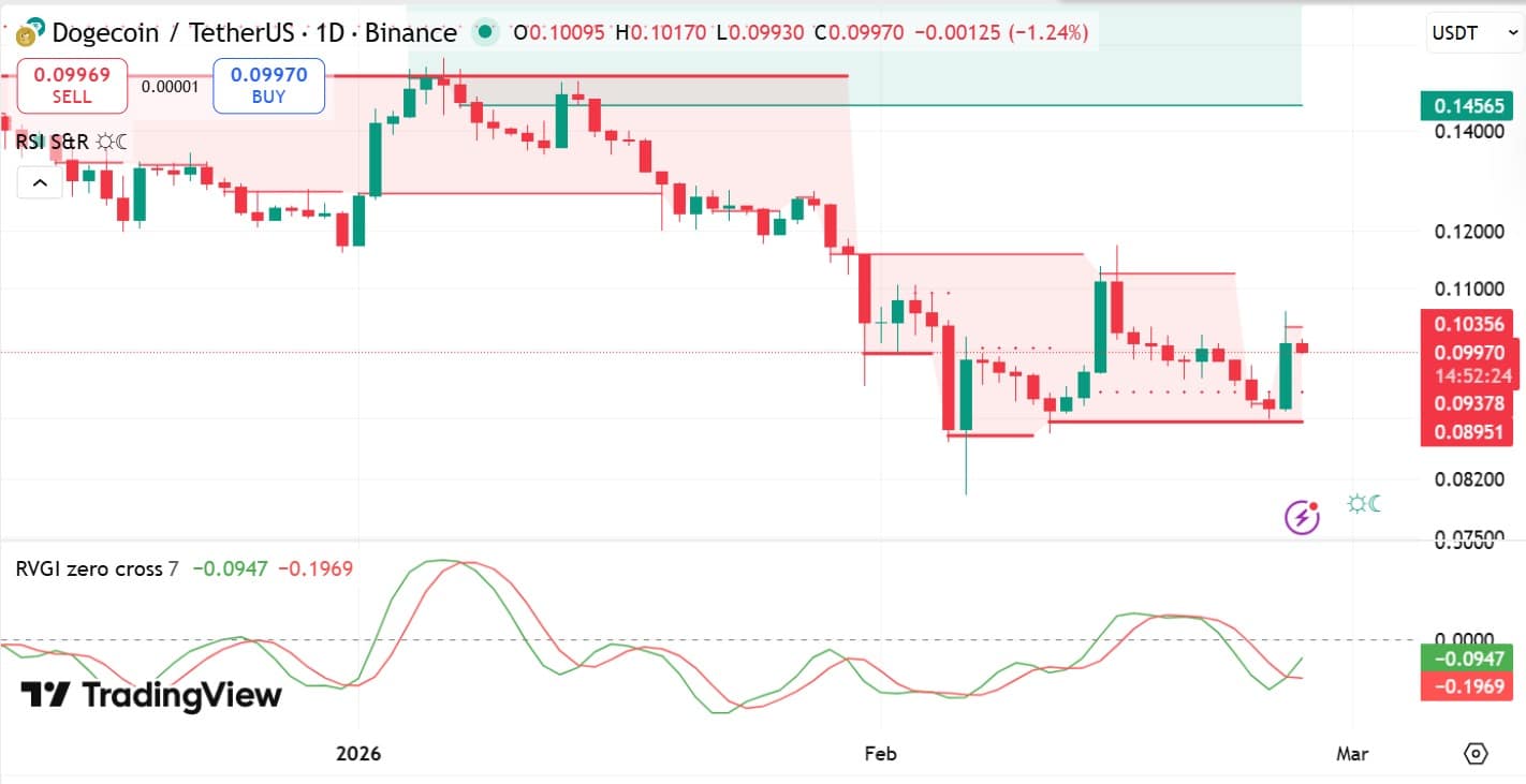 Dogecoin tiền sát mốc 0,1 USD khi nhu cầu đầu cơ tăng cao – Liệu có giữ vững được đà này? image 1