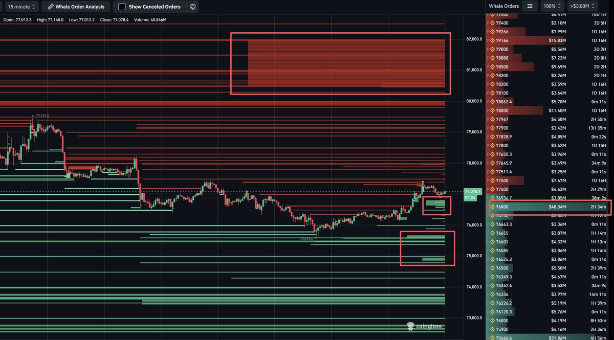 Bitcoin Large Players Have Built A Sell Wall At $80.5K–$82K – Spoofing Or Structural Supply? image 1