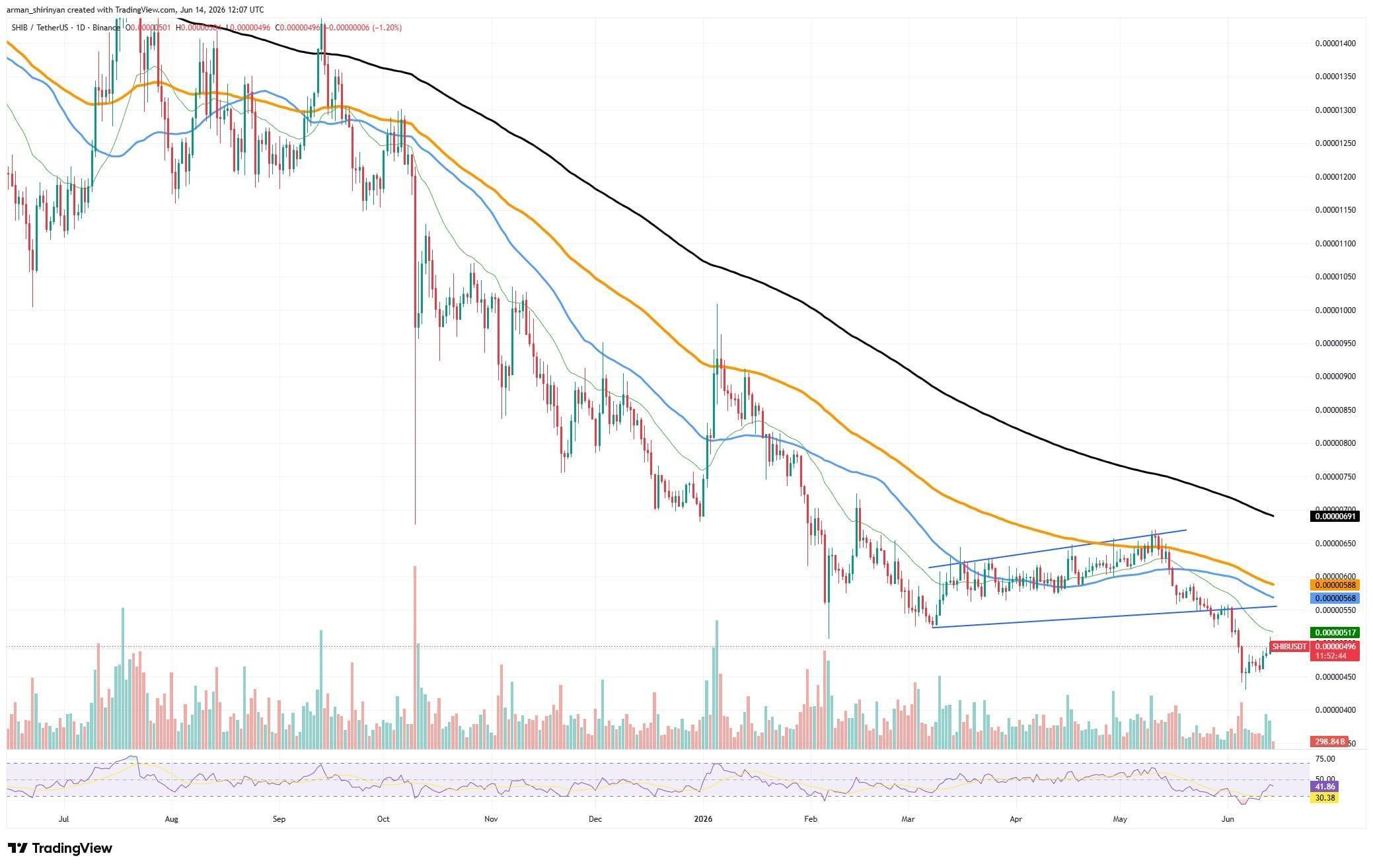 Shiba Inu (SHIB) Key Bullish Metric Just Spikes 20%, but There's Silver Lining image 2