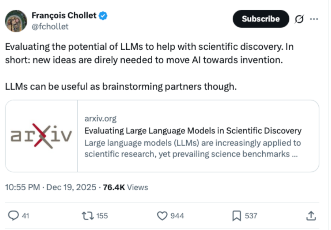 一夜200万阅读，OpenAI神同步！这项测评框架让全球顶尖LLM全翻车 image 1