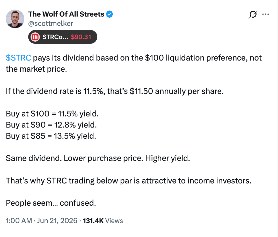 Bitcoin price is down over 40% since STRC launched: Is Strategy 'fine'? image 4