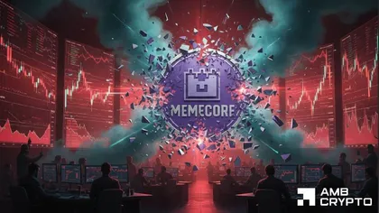 MemeCore [M] sheds 76% as insider manipulation claims spread – Details