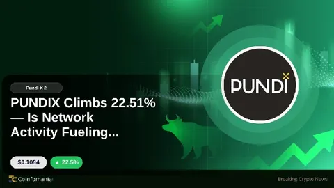 PUNDIX Climbs 22.51% — Is Network Activity Fueling Growth?