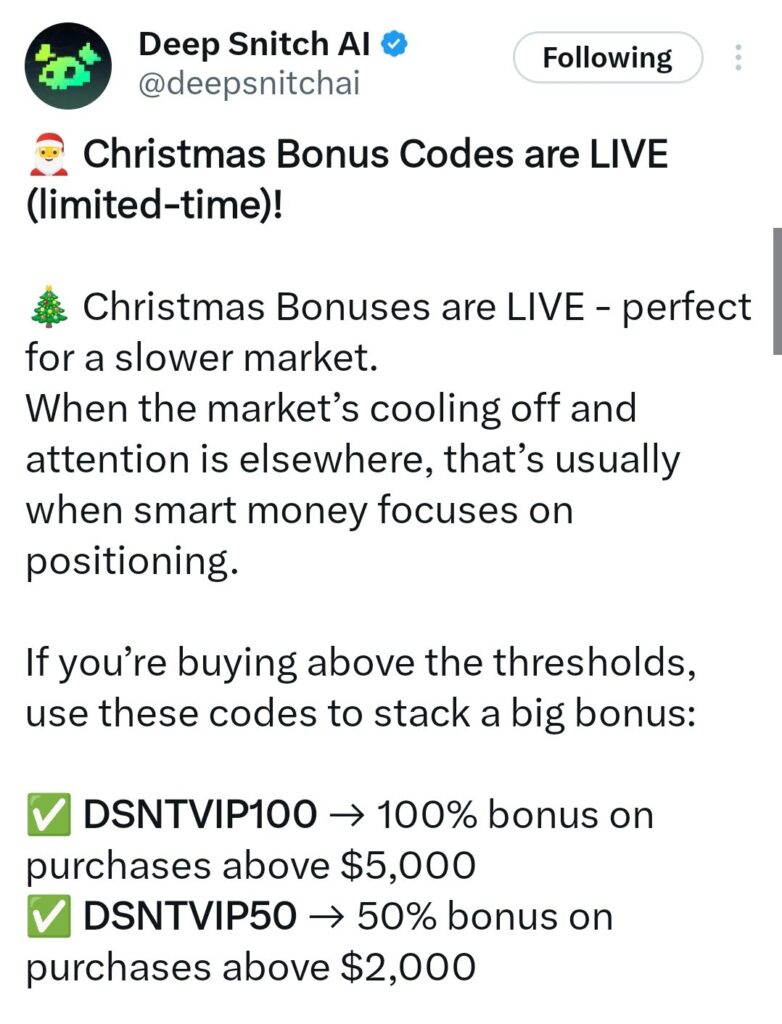 Bitcoin Hyper Price Prediction: DeepSnitch AI’s 300X Forecast Positions It as the Highest-ROI Opportunity In 2026