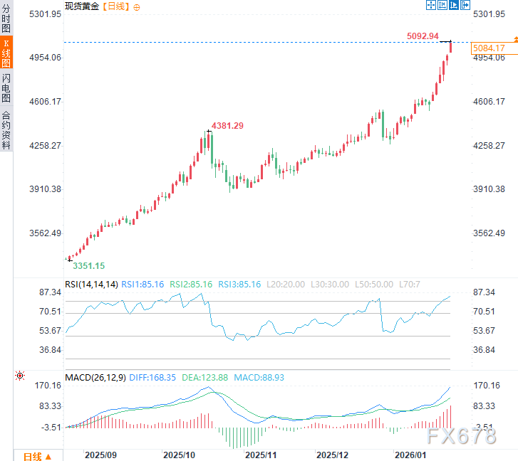 黄金五个月狂飙50%背后：不是央行，是散户制造的完美泡沫？ image 5