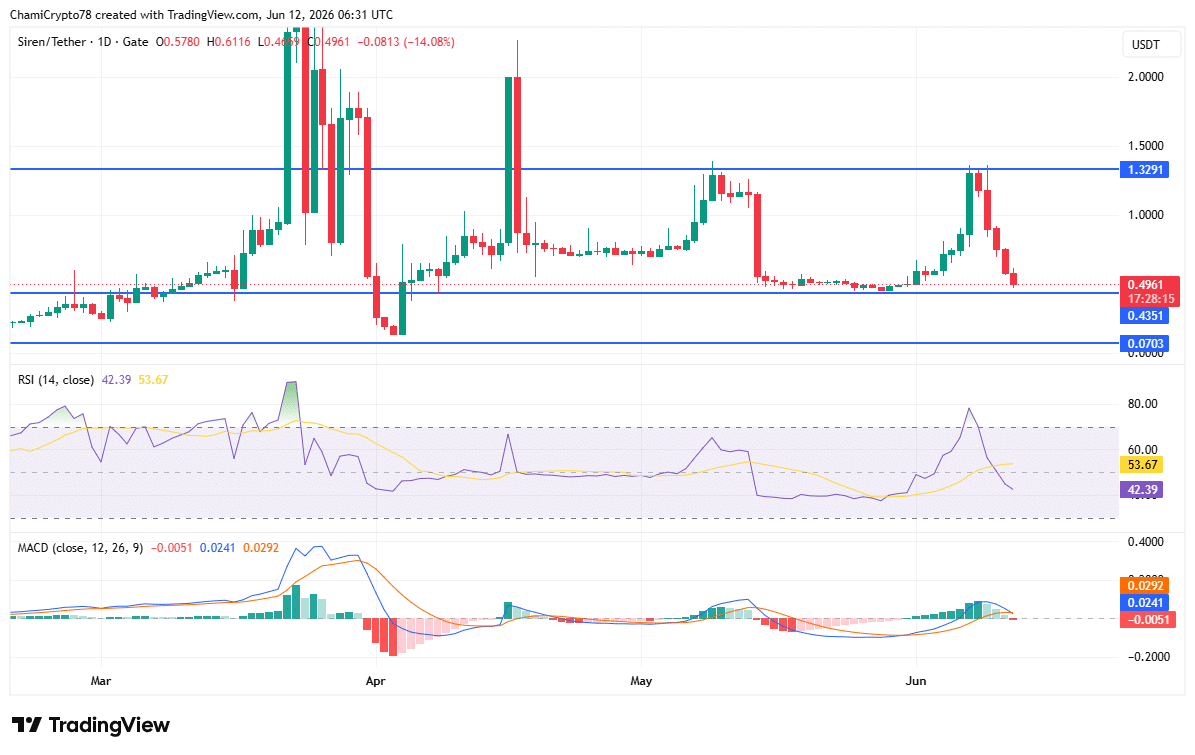 SIREN retests critical support after 26% drop – What comes next?