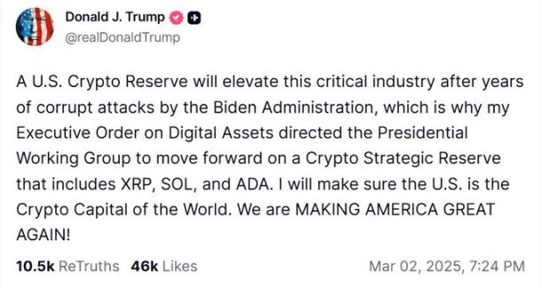 美国仍无意推进比特币战略储备计划 image 0