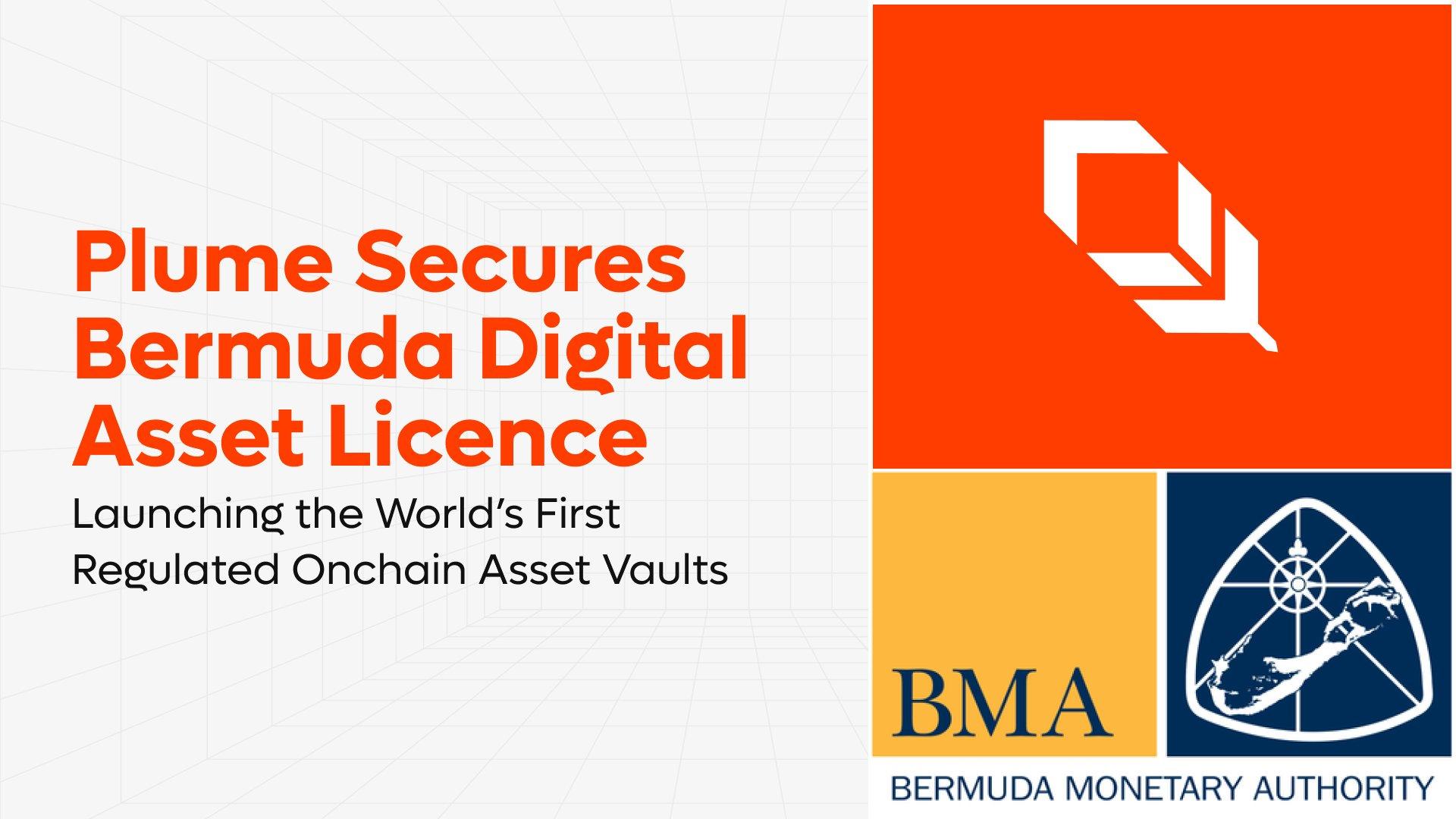 Plume nhận giấy phép tại Bermuda, triển khai mô hình “vault on-chain” được quản lý