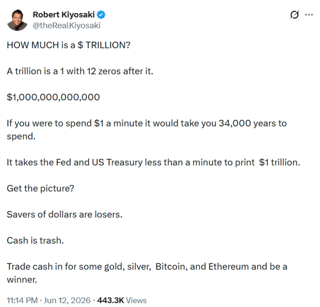 Robert Kiyosaki lại gây chú ý khi tuyên bố: “Tiền mặt là rác”, đây là những tài sản ông khuyên nên mua image 2