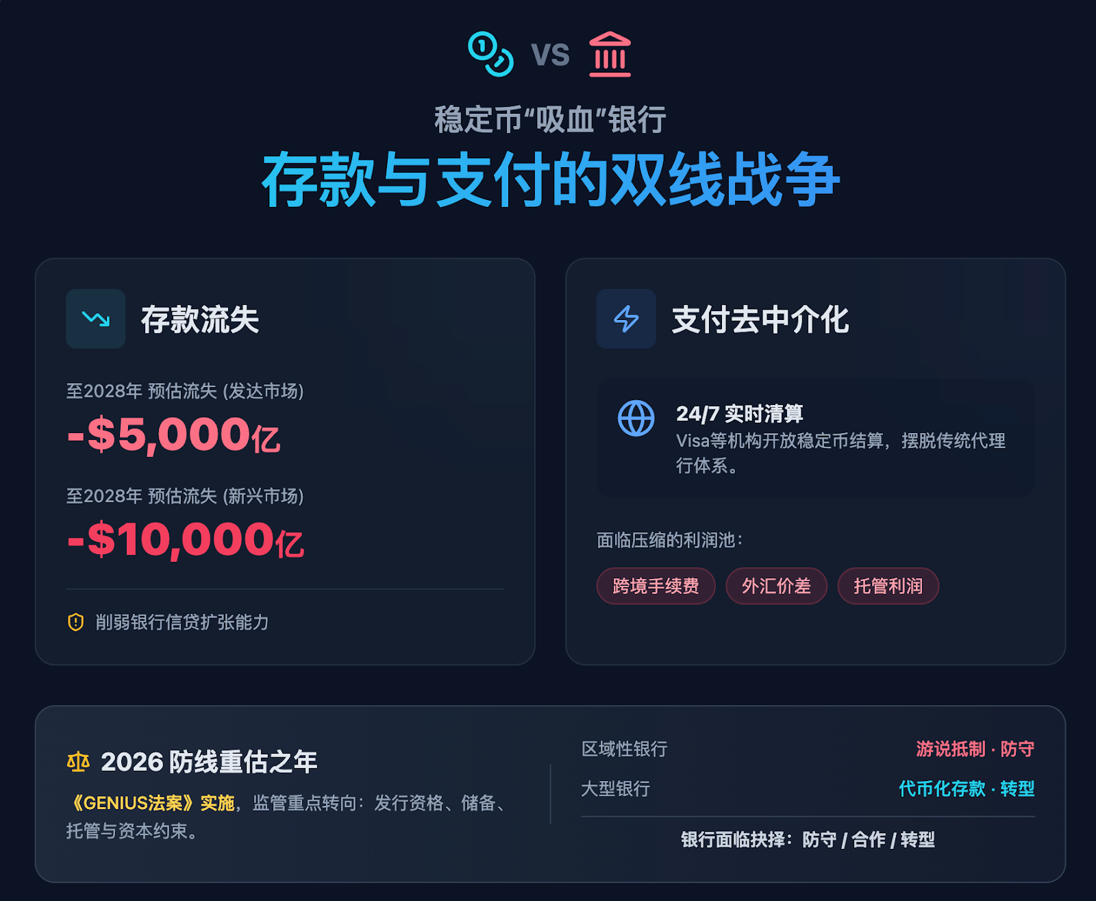 稳定币“吸血”银行:存款与支付的双线战争(上篇)