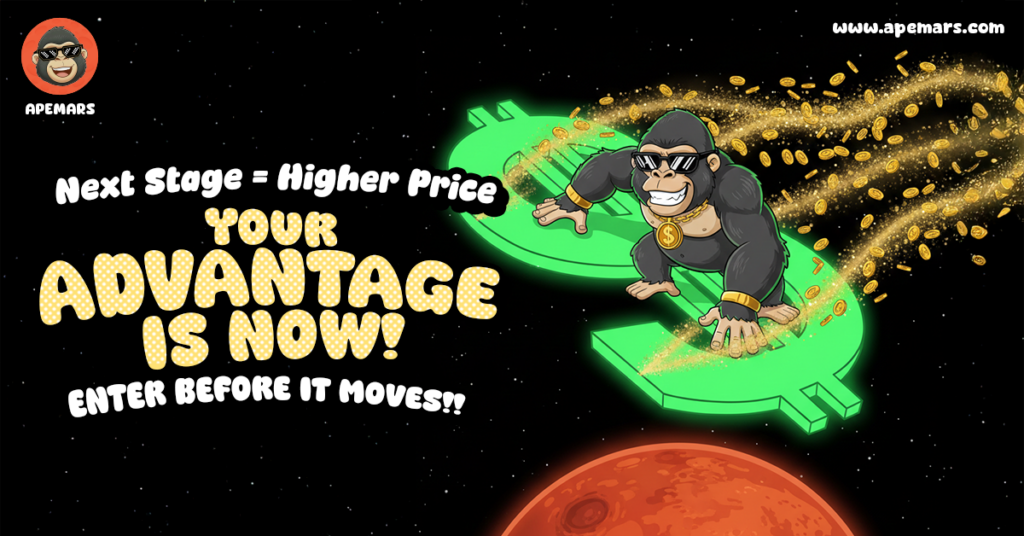  Looking For The 1000x Meme Coin? APEMARS Stage 11 Surges Beyond 1,330+ Holders While Axie Infinity And Dogecoin Navigate Market Moves 