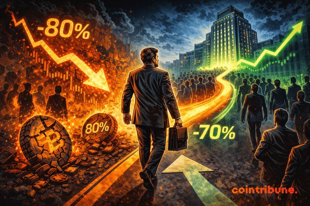 Krypto: Kapital fließt von Tokens zu Aktien image 0