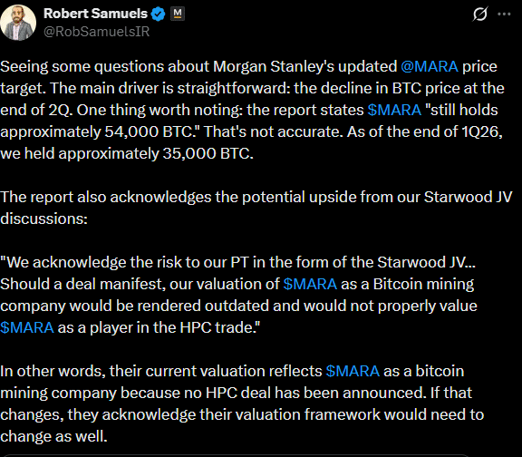 MARA stock climbs 5% as CLARITY Act optimism lifts crypto miners image 1