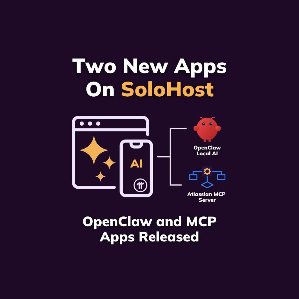 Pi Network Adds OpenClaw and Atlassian MCP Server to SoloHost