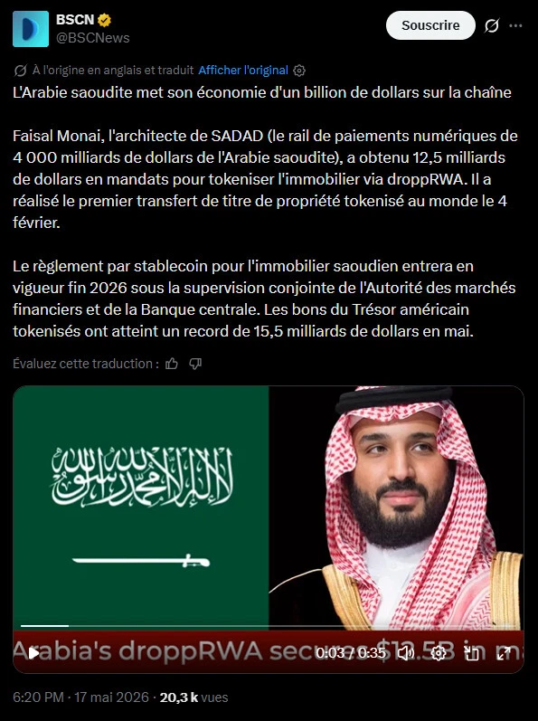 L’Arabie saoudite veut connecter immobilier, énergie et finance via la tokenisation image 1