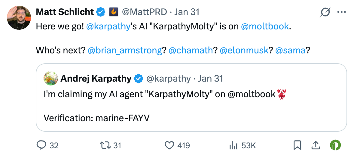 从 Moltbook 到 MOLT ： AI 自治想象，是如何被加密市场接住的？ image 5