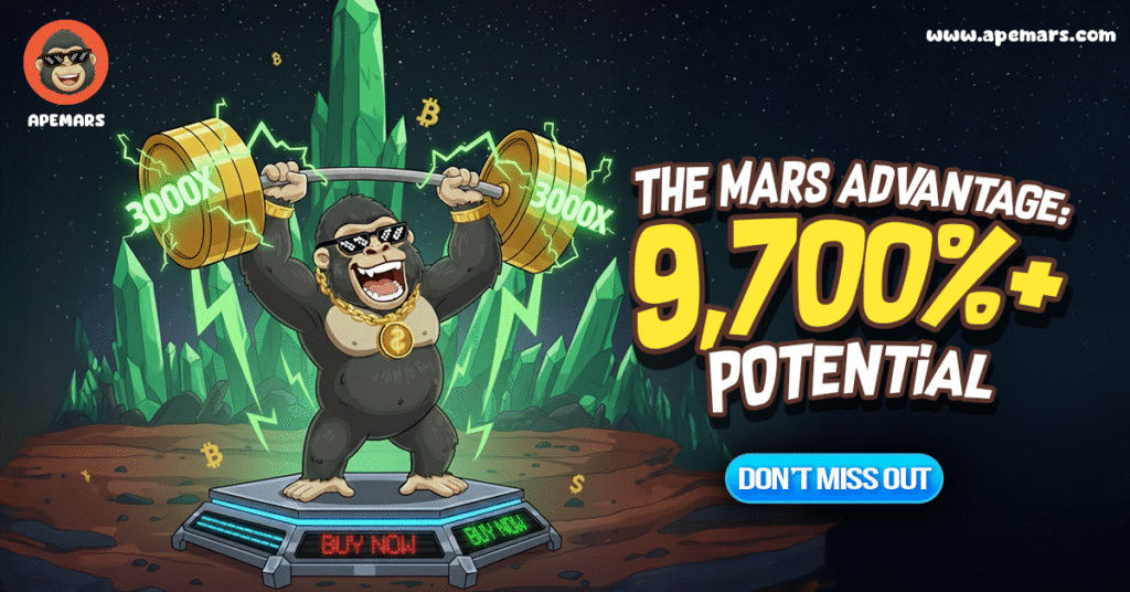 Market News Today: 5 Top Meme Coins 2026 Reawaken – APEMARS Presale Shatters Records With Over 9,700% Upside  image 0