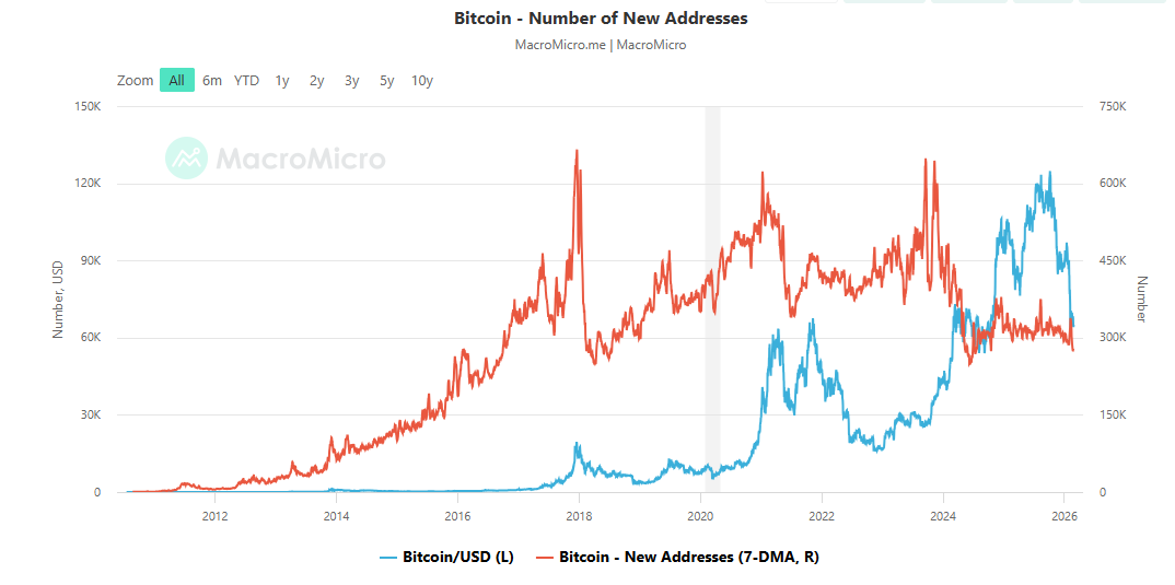 BTC accumulation slowed down in February