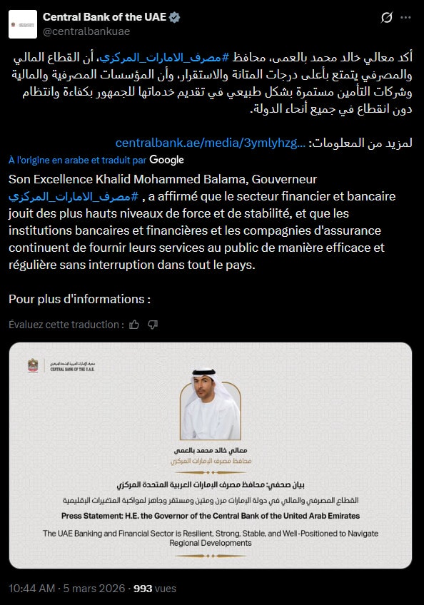 Les Émirats face au conflit : Le hub crypto mondial prouve sa résilience opérationnelle image 1
