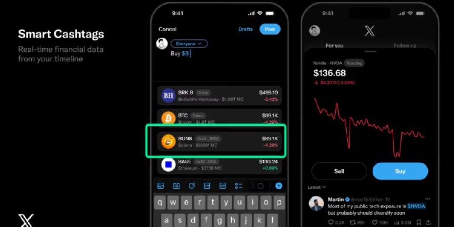 拆解Smart-Cashtags：X如何切入Web3金融基础设施？