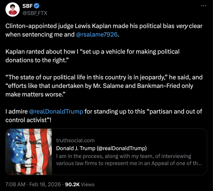 Court sets deadline for US to address Sam Bankman-Fried‘s motion for new trial image 1