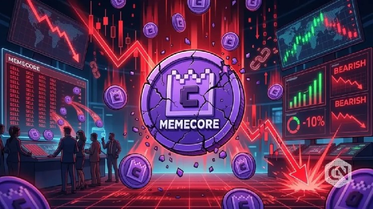 MemeCore Price Crashes 10% After Hitting ATH 3 Days Ago image 1