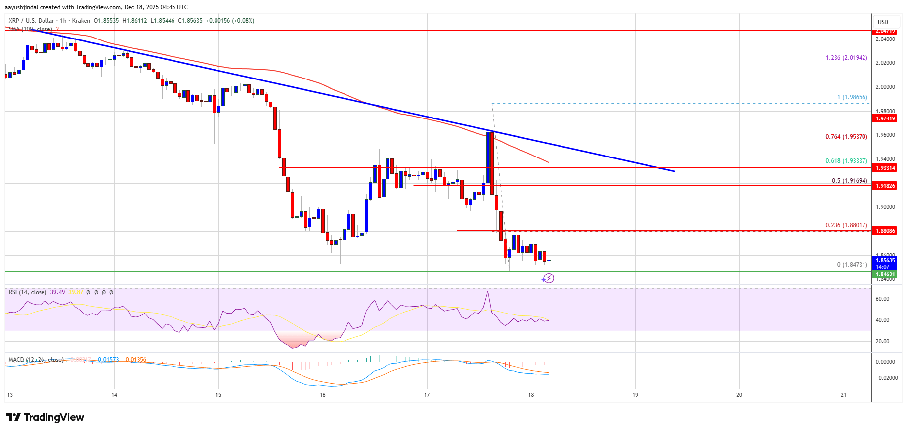 XRP Price Weakens Sharply—Are Bulls Losing the Fight?