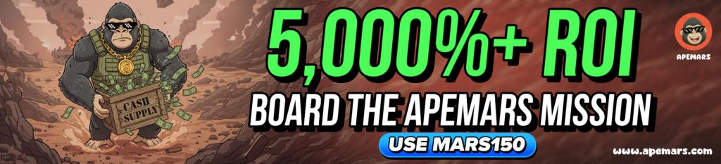 Best Meme Coin 2026: Shiba Inu and Dogecoin Enter Their Next Market Cycle as APEMARS Targets 2,000% ROI With 150% Bonus  image 2